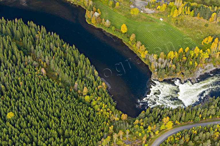aerial photo, aerial photo, aerial photos, aerial photos, are river, autumn, drone aerial, drnarfoto, fishing spots, Jamtland, Prstfallet, water fall, watercourse