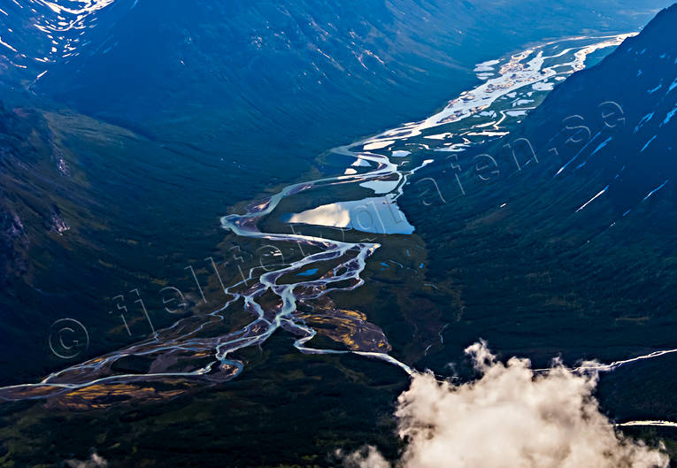 aerial photo, aerial photo, aerial photos, aerial photos, drone aerial, drnarfoto, landscapes, Lapland, Rapa Valley, Rapatno, Stuolovagge, summer