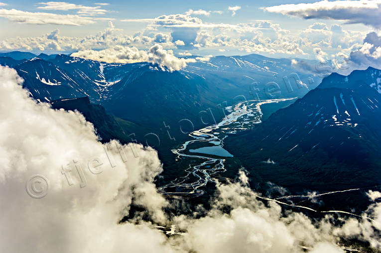 aerial photo, aerial photo, aerial photos, aerial photos, drone aerial, drnarfoto, landscapes, Lapland, Rapa Valley, Rapatno, Stuolovagge, summer