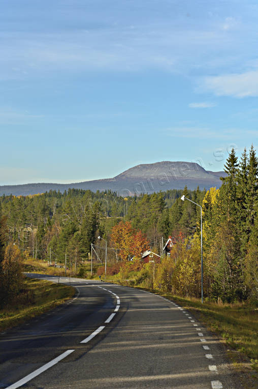 autumn, communications, Glöte, Herjedalen, Hovärken, land communication, road, season, seasons