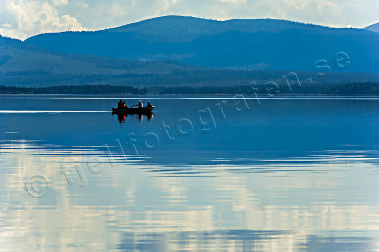 boat, landscapes, Lapland, rowing-boat, Saggat, summer