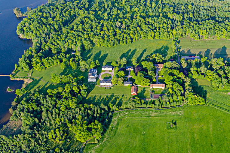 aerial photo, aerial photo, aerial photos, aerial photos, drone aerial, drönarfoto, herrgård, landscapes, Ryholm, summer, Västergötland