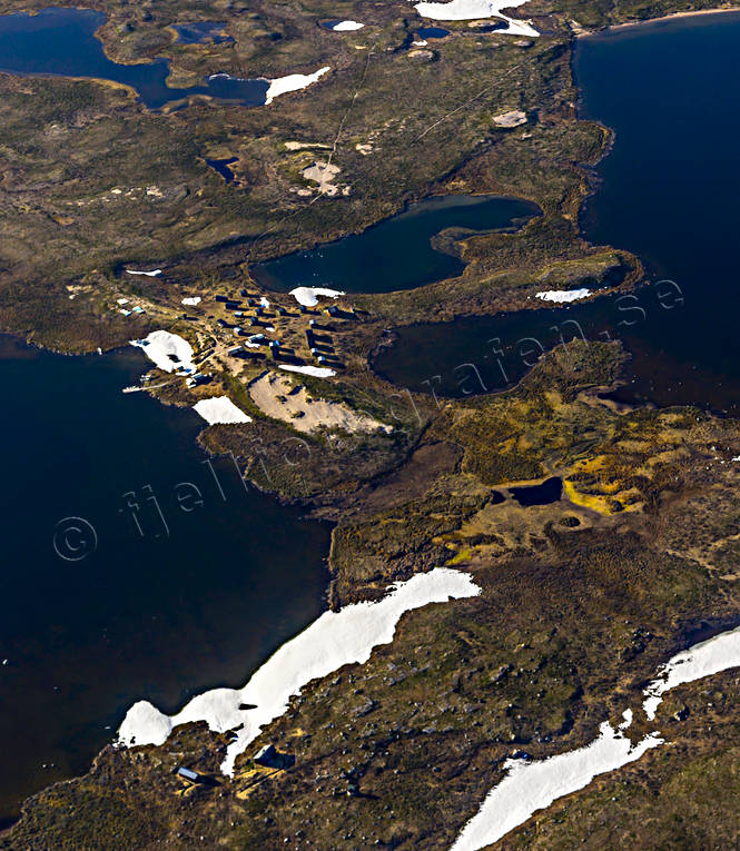 aerial photo, aerial photo, aerial photos, aerial photos, drone aerial, drönarfoto, fishing camp, landscapes, Lapland, Rostojavri, Råstojaure, summer