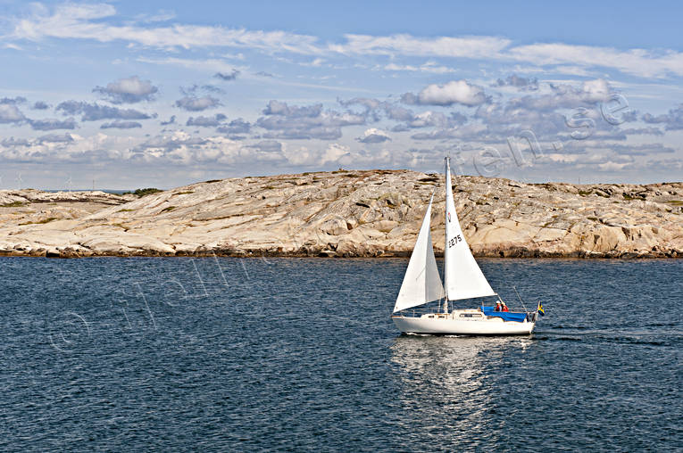 boat, Bohusln, communications, landscapes, nature, sailing-boat, sea, seasons, summer, vatten, Vega, water