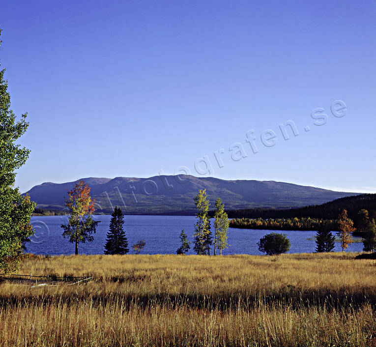 autumn, Jamtland, landscapes, mountain lake, Sall lake, Sallsjo, Western mountain