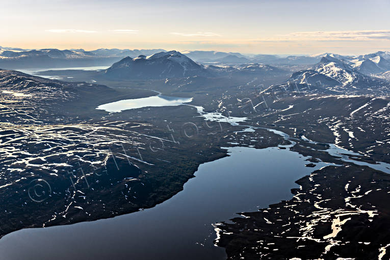 aerial photo, aerial photo, aerial photos, aerial photos, Ahkka, drone aerial, drnarfoto, fjllbilder, landscapes, Lapland, Padjelanta, Saluhavrre, summer, Swedish Mountains