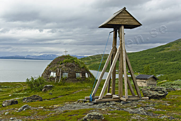 buildings, Lapland, national park, Padjelanta, sami church teepee, Staloluokta, teepee, teepee