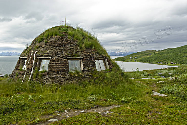 buildings, Lapland, national park, Padjelanta, sami church teepee, Staloluokta, teepee, teepee