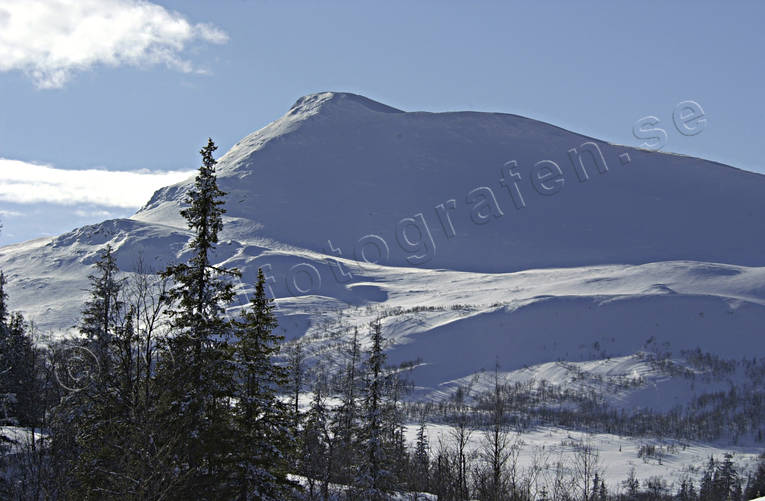 landscapes, Lapland, mountain, Satsfjallet, Saxnas, winter