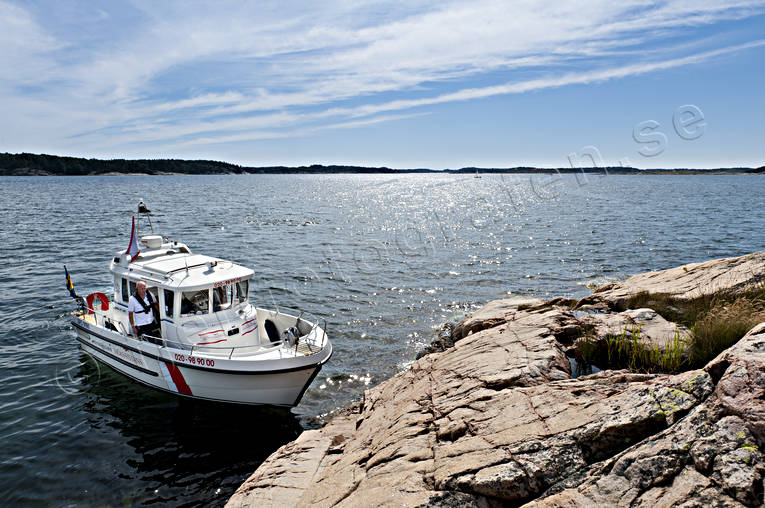 boat, Bohuslän, coast, communications, landscapes, motor boat, Resö, seasons, service, sjöräddning, summer, water, work