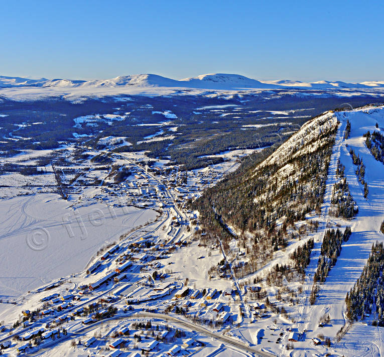 aerial photo, aerial photo, aerial photos, aerial photos, drone aerial, drnarfoto, Funasdalen, Funasdalsberget, Herjedalen, journeys down, landscapes, samhllen, ski slopes, Swedish Mountains, winter