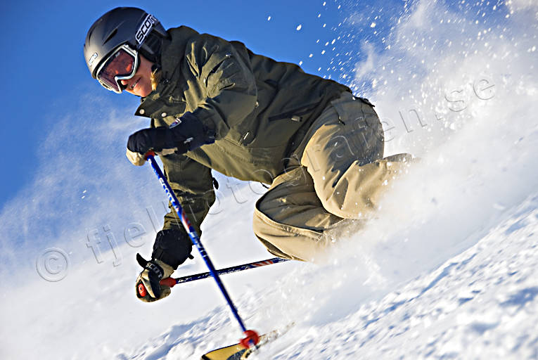 down-hill running, off pist, playtime, precipice  steep, skier, skies, skiing, snow-spray, sport, winter