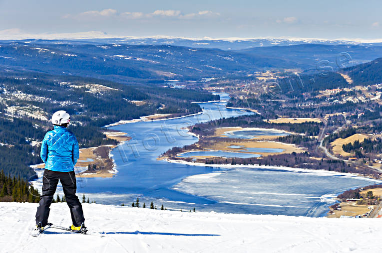 Are lake, Are valley, down-hill running, landscapes, mountain, nature, skier, sport, spring, view, winter, äventyr