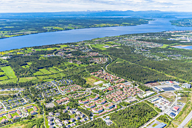 aerial photo, aerial photo, aerial photos, aerial photos, drone aerial, drnarfoto, Jamtland, Ostersund, Skogsmon, stder, summer