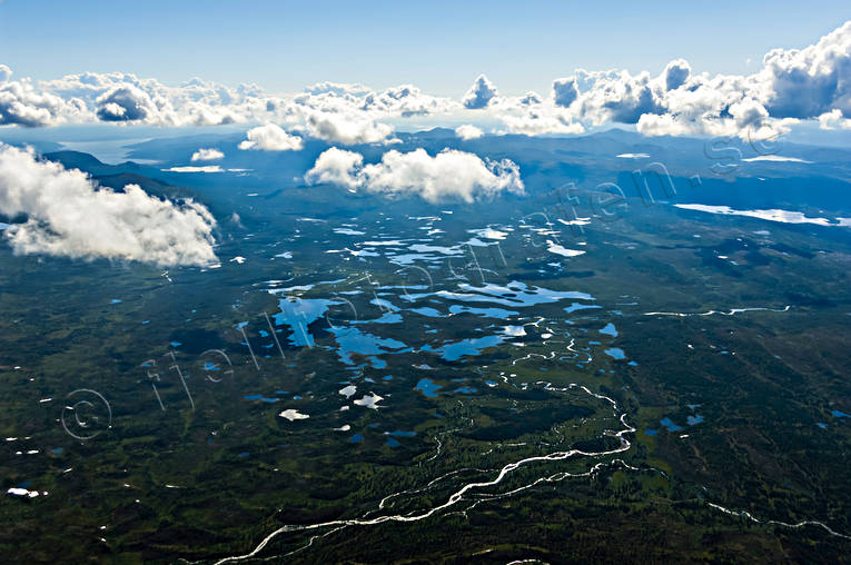 aerial photo, aerial photo, aerial photos, aerial photos, drone aerial, drnarfoto, landscapes, Lapland, Parekjaure, Sarek, summer, Skokjkk