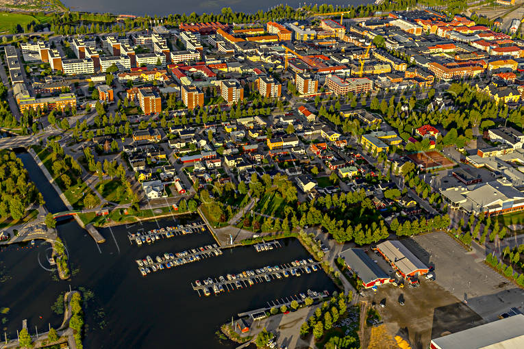 aerial photo, aerial photo, aerial photos, aerial photos, drone aerial, drönarfoto, gästhamn, landscapes, North Bothnia, Nördfjärden, Pitea, samhällen, small-boat harbour, summer
