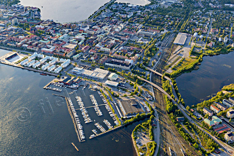 aerial photo, aerial photo, aerial photos, aerial photos, drone aerial, drnarfoto, gsthamn, Lulea, North Bothnia, small-boat harbour, stder, summer, Sdra hamnen