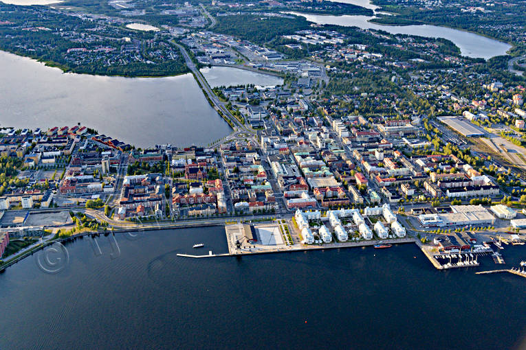 aerial photo, aerial photo, aerial photos, aerial photos, drone aerial, drnarfoto, Lulea, North Bothnia, stder, summer, Sdra hamnen