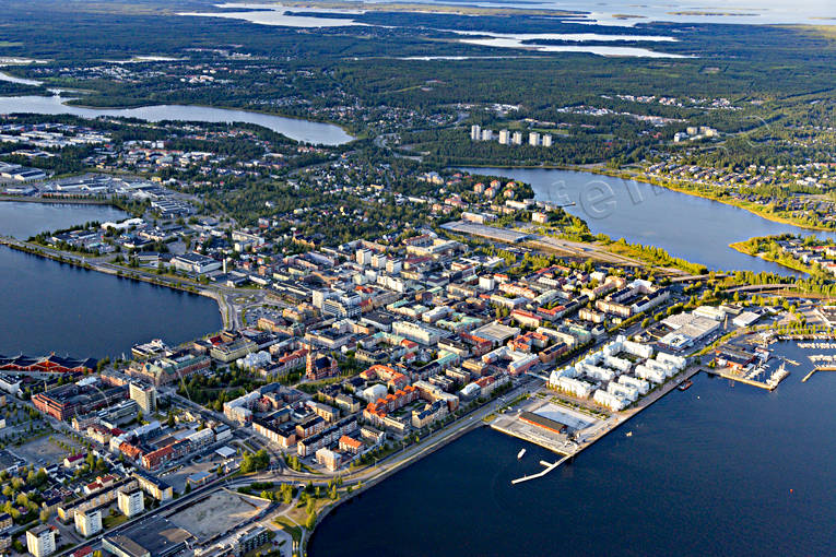 aerial photo, aerial photo, aerial photos, aerial photos, drone aerial, drnarfoto, Lulea, North Bothnia, stder, summer, Sdra hamnen