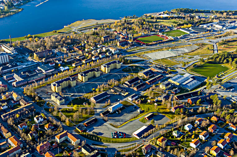 aerial photo, aerial photo, aerial photos, aerial photos, autumn, drone aerial, drönarfoto, i5, Jamtland, Ostersund, Stadsdel Norr, städer