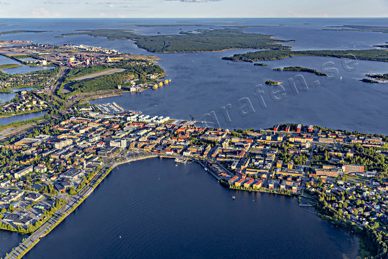 aerial photo, aerial photo, aerial photos, aerial photos, drone aerial, drönarfoto, Lulea, Norra fjärden, Norra hamnen, North Bothnia, Stadsviken, städer, summer