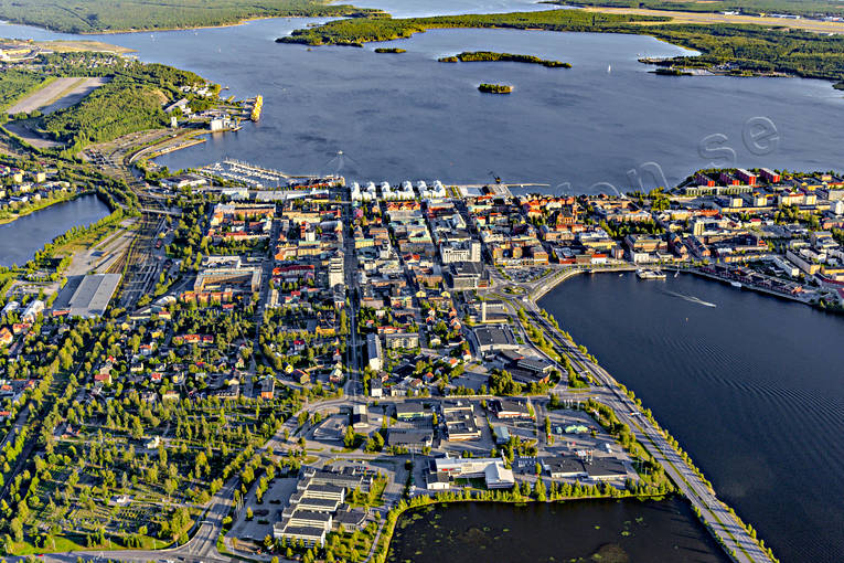 aerial photo, aerial photo, aerial photos, aerial photos, drone aerial, drnarfoto, Lulea, Norra hamnen, North Bothnia, Stadsviken, stder, summer