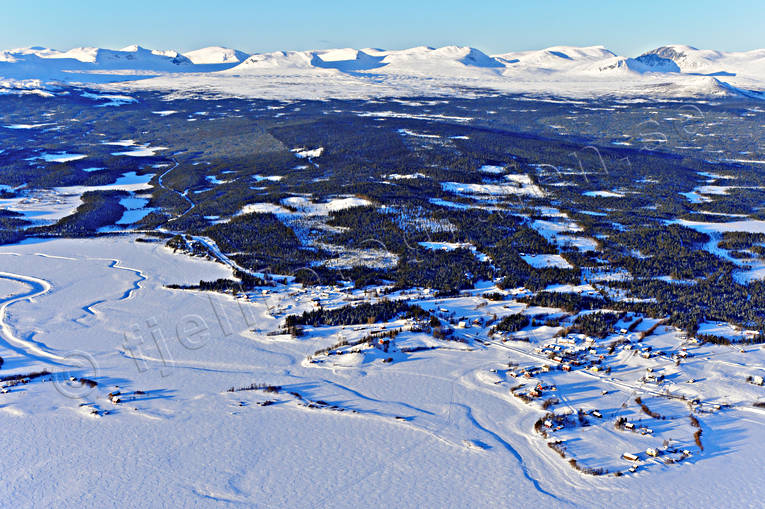 aerial photo, aerial photo, aerial photos, aerial photos, chapel, drone aerial, drnarfoto, Herjedalen, Hrjngsfjllen, landscapes, Storsj, winter