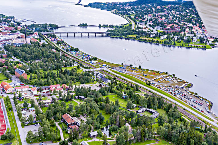 aerial photo, aerial photo, aerial photos, aerial photos, camping, city, drone aerial, drnarfoto, festival, Jamtland, Jamtli, Ostersund, pitch, Storsjoyran, Storsj, stder, Yran