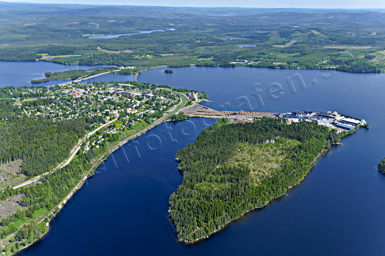 aerial photo, aerial photo, aerial photos, aerial photos, drone aerial, drönarfoto, Gallo, Jamtland, landscapes, Revsundssjön, samhällen, Storön, summer
