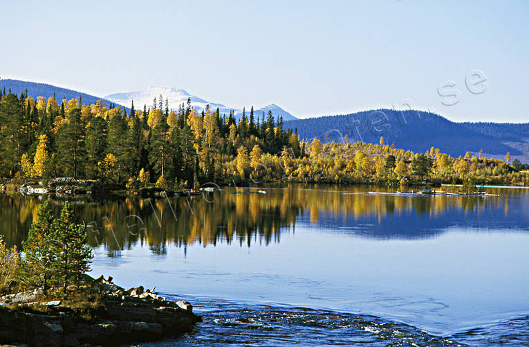 autumn, autumn colours, Bagede, Jamtland, landscapes, mountain, Munsfjallet, Stroms Vattudal