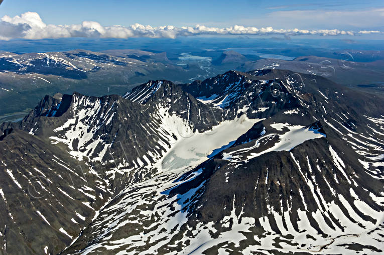 aerial photo, aerial photo, aerial photos, aerial photos, drone aerial, drönarfoto, landscapes, Lapland, national park, Sarek, summer