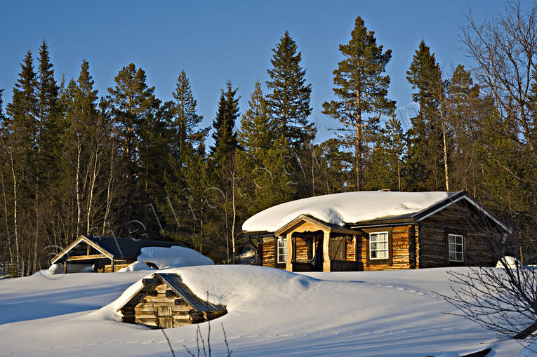 cabins, Herjedalen, Nystern, Sonfjllet, summer farm pasture