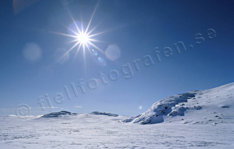 Door lake, Jamtland, landscapes, sun, Tosssen, winter