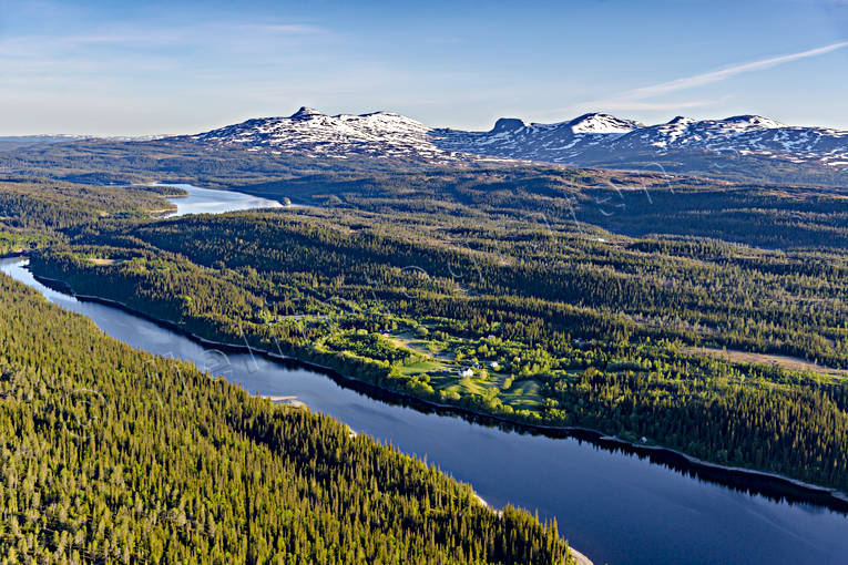 aerial photo, aerial photo, aerial photos, aerial photos, Cold lake, drone aerial, drnarbild, drnarfoto, farms, Jamtland, Skackerfjallen, summer, Sundet, Sundsjstrmmen