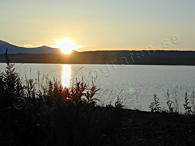 Abisko, autumn, dawn, landscapes, Lapland, sunrise, Torne Träsk