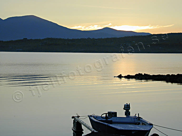 Abisko, autumn, dawn, landscapes, Lapland, sunrise, Torne Trsk