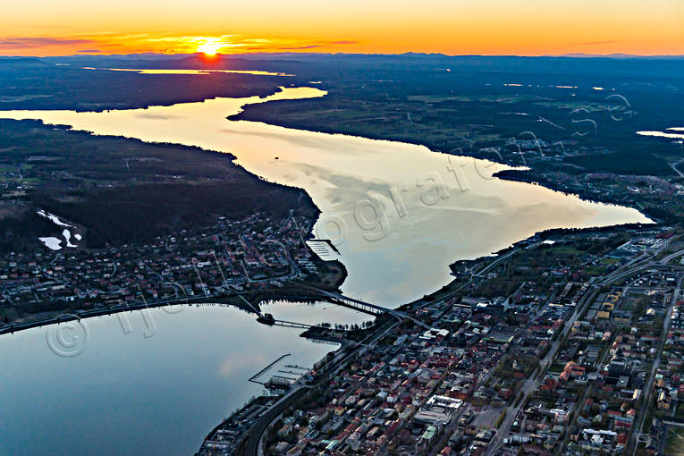 aerial photo, aerial photo, aerial photos, aerial photos, centre, drone aerial, drnarbild, drnarfoto, evening, Froson, Jamtland, Ostersund, spring, stder, summer, sunset, ssjn