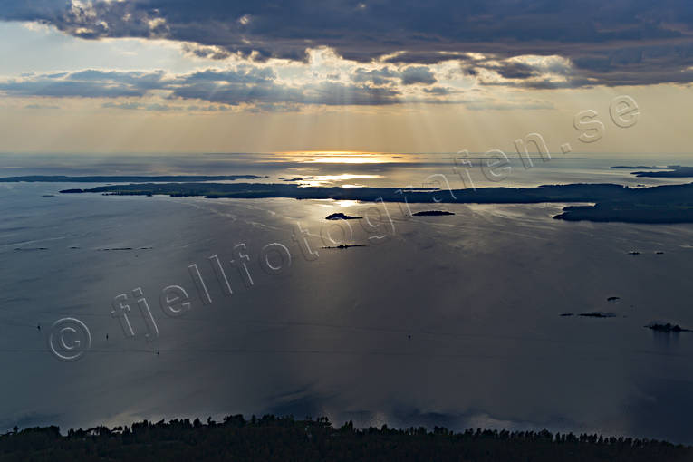 aerial photo, aerial photo, aerial photos, aerial photos, drone aerial, drnarfoto, evening, Hjorthammaren, lake, landscapes, solblnk, summer, sunset, Tors, Vnern, Vstergtland