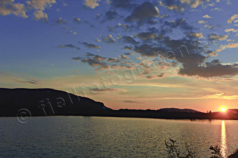 ambience, ambience pictures, Anaris Mountains, atmosphere, blue, evening, Jamtland, landscapes, Long Lake, mountain, mountain lake, season, seasons, sky, summer, summer night, sunset