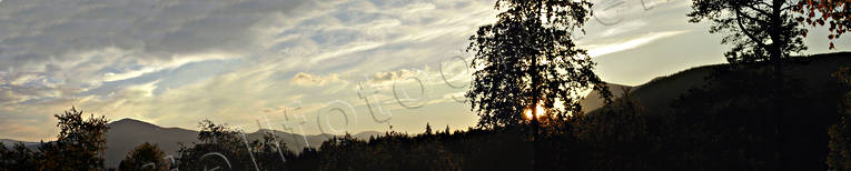 autumn, Kaskaivo, Kvikkjokk, landscapes, Lapland, mountain, panorama, panorama pictures, sunset