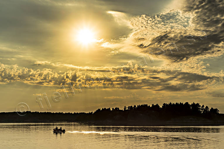 archipelago, Bohusln, cloud, nature, sea, seasons, sky, summer, sunset