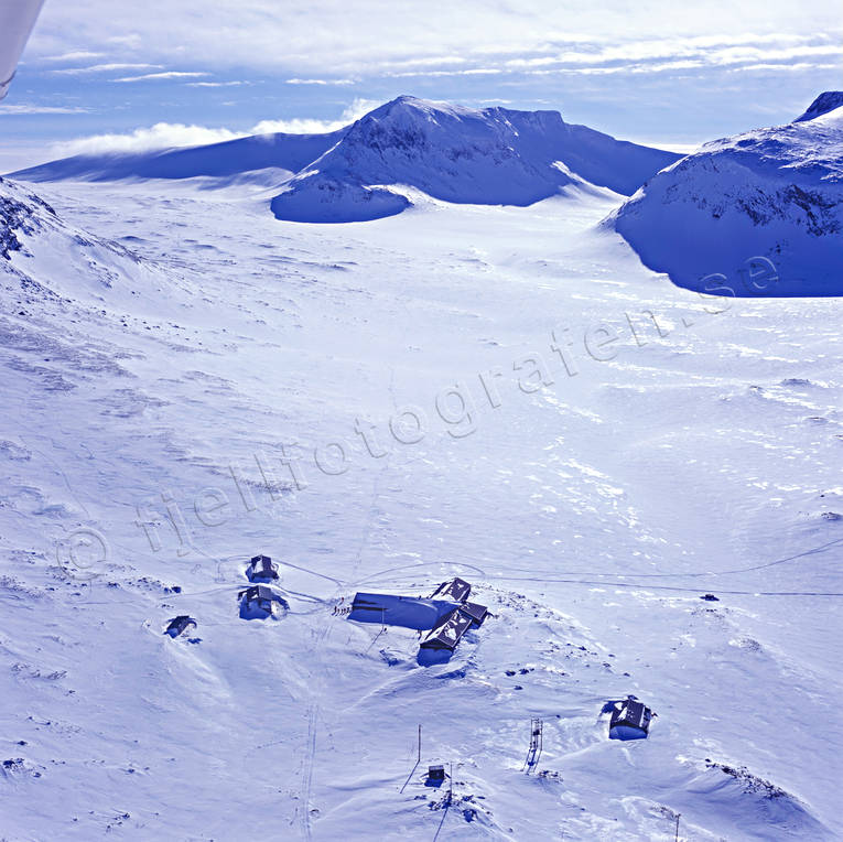 aerial photo, aerial photo, aerial photos, aerial photos, castle, drone aerial, drnarfoto, installations, Jamtland, landscapes, mountain pictures, mountain station, sylarna, Sylstationen, Tempeldalen, temple, winter