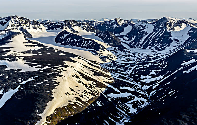 Tarfaladalen with Storglaciären aerial photo, aerial photo, aerial photos, aerial photos, Darfál, Darfáljávri, drone aerial, drönarfoto, glaciärer, isfallsglaciären, landscapes, Lapland, storglaciären, Swedish Mountains, Tarfala, Tarfaladalen