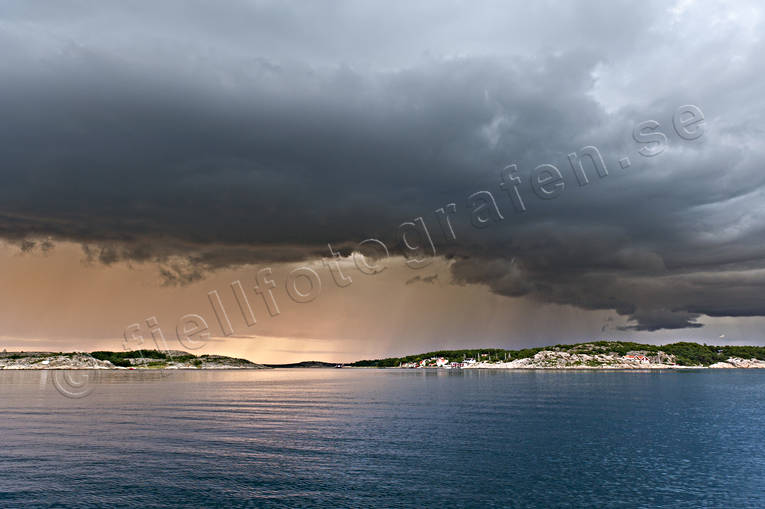 Bohusln, cloud, coast, cumulonimbus cloud, cumulunimbusmoln, landscapes, nature, Res, sea, seasons, sky, summer, sunset, thunder, thunder cloud, thunderstorm