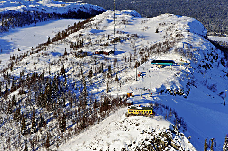 aerial photo, aerial photo, aerial photos, aerial photos, drone aerial, drnarfoto, Funasdalen, Funasdalsberget, Helags, Herjedalen, landscapes, mast, radio mast, samhllen, top cottage, winter