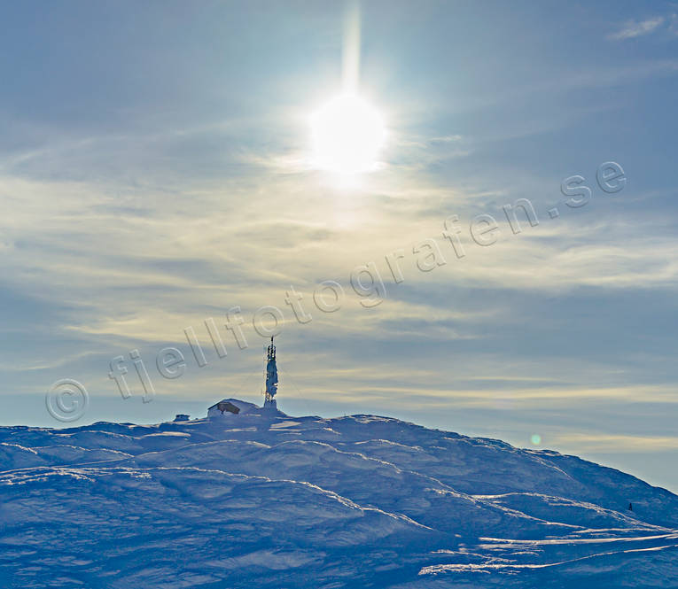 aerial photo, aerial photo, aerial photos, aerial photos, Areskutan, drone aerial, drnarfoto, Jamtland, landscapes, mast, mountain top, radio mast, radiolnk, top cottage, top summit, winter