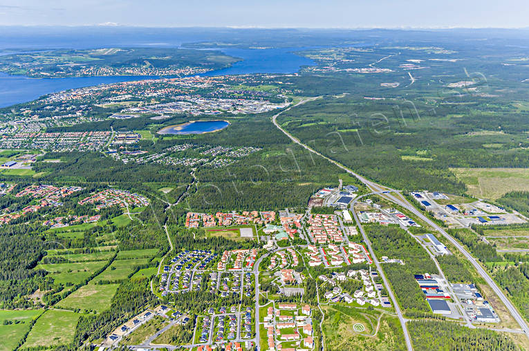 aerial photo, aerial photo, aerial photos, aerial photos, drone aerial, drnarfoto, Jamtland, Lillsjn, Odensala, Ostersund, stder, summer, Torvalla