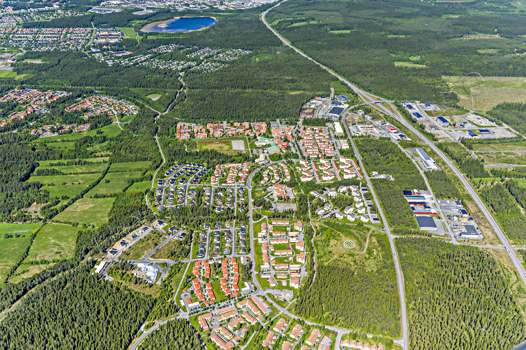 aerial photo, aerial photo, aerial photos, aerial photos, drone aerial, drnarfoto, Jamtland, Lillsjn, Odensala, Ostersund, stder, summer, Torvalla