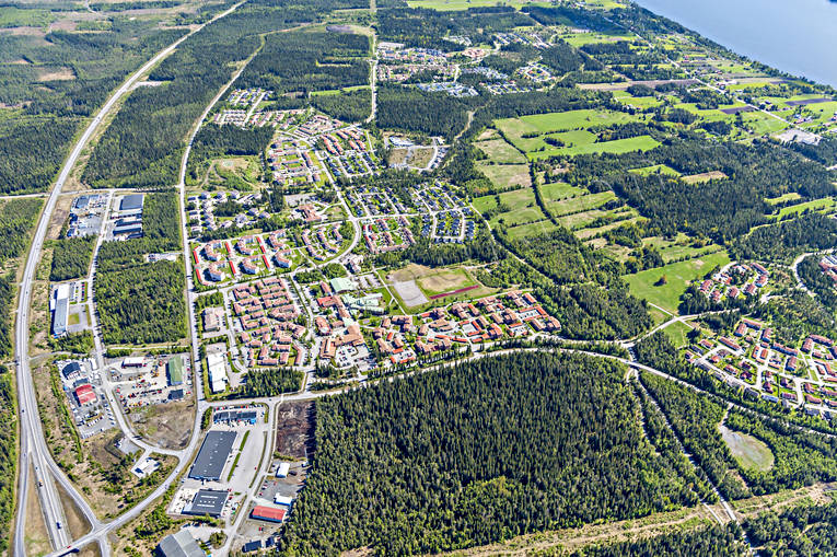 aerial photo, aerial photo, aerial photos, aerial photos, drone aerial, drönarfoto, Jamtland, Ostersund, städer, Torvalla