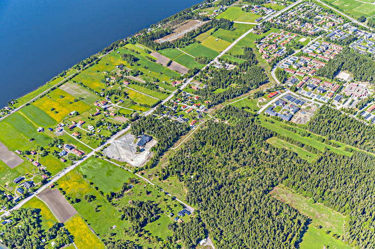 aerial photo, aerial photo, aerial photos, aerial photos, drone aerial, drönarfoto, Jamtland, Odensala, Ostersund, städer, summer, Torvalla